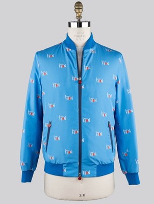 NEW KITON LIGHT BLUE PL COAT KCX73 US 40 - EU 50 KCX73