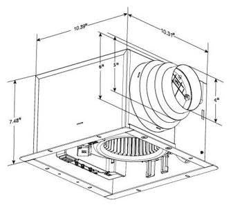 Aero Pure ABF110G15FHB - Exhaust Fans Ventilation 5606955_OB - Picture 4 of 5