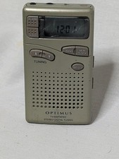 RadioShack Optimus 12-797 Portable AM/FM/TV/WX Weather Radio Digital Tested