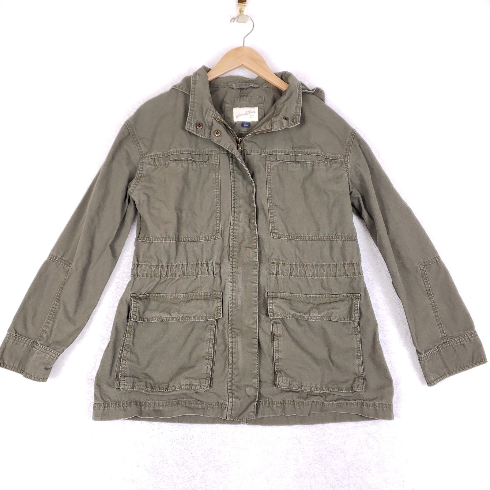 Universal Thread Utility Jacket L Hooded Field Co… - image 1