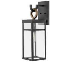 1 Light Medium Outdoor Wall Lantern in Transitional Style - 6.5 Inches Wide by