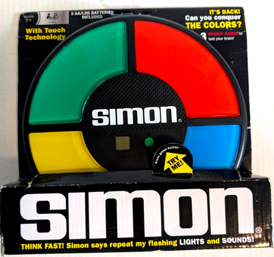 #ad 2014 Hasbro SIMON Classic Electronic Memory Game Lights Sounds New $26.05