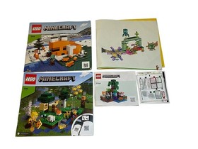 Lego MINECRAFT & CITY Lot 21240 21178 21165 60122 60181 60183 60179 31049 60148