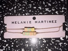 Melanie Martinez Cry Baby Letter Blocks Chain Necklace Set