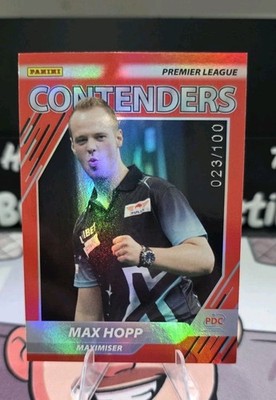 Panini PDC Premier League Darts 2025 Max Hopp Parallel Card 23/100