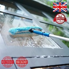 Window Scrubber 14"  Refill Sleeve Microfiber Washer Glass Cleaner Squeegee UK