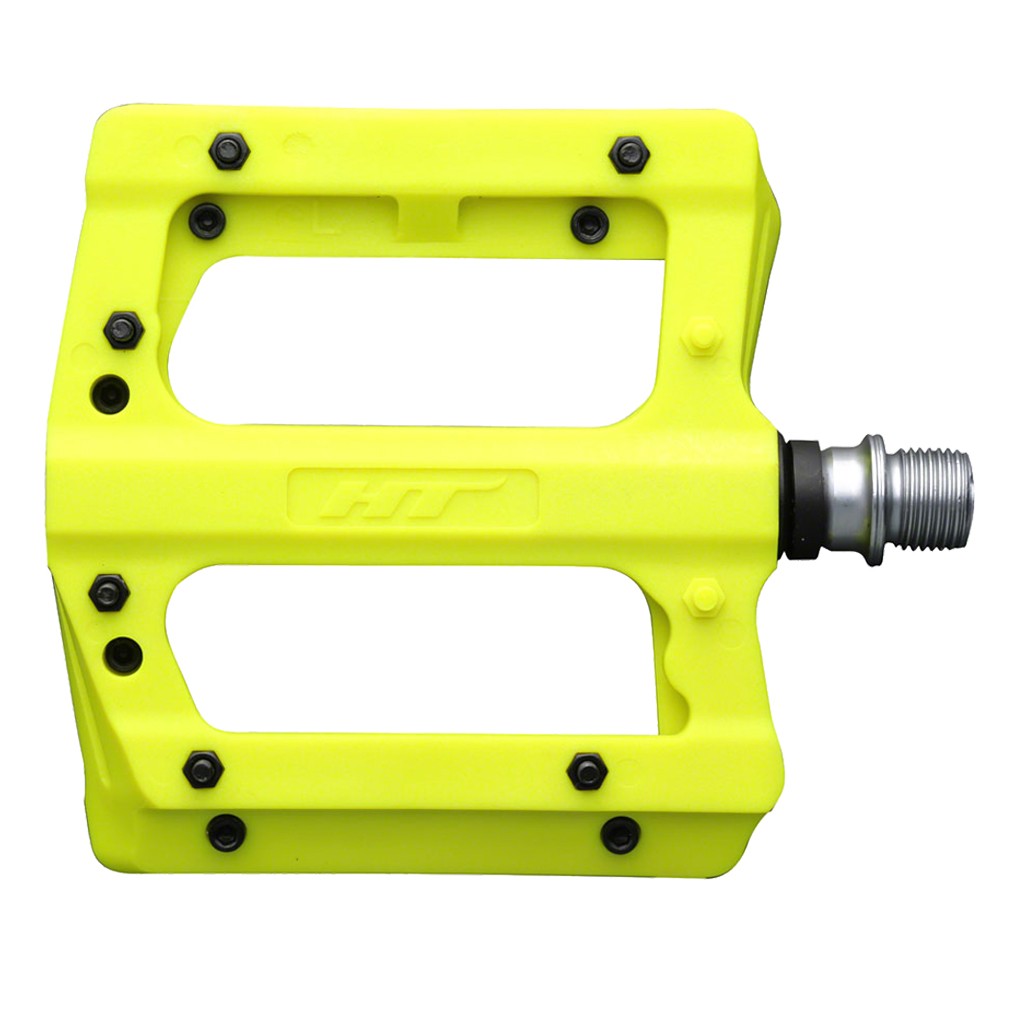 Педали на платформе усиленной неоново-желтым нейлоном HT PA12A с хромированным шпинделем с ЧПУ 7290₽