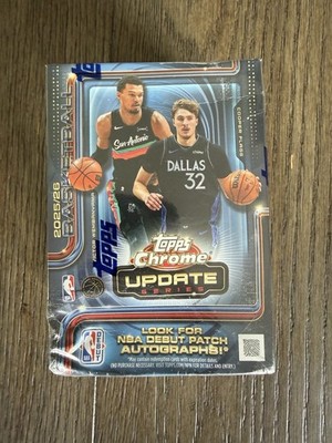 2025-26 Topps Chrome Update Basketball Value Box Factory Sealed - BAD BOX
