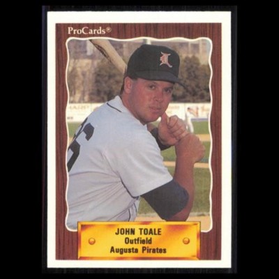John Toale #1283 1990 ProCards London Tigers Baseball Card MLB NM