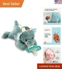 JollyPop Dragon Pacifier with Detachable Holder - 100 Medical-Grade Silicone