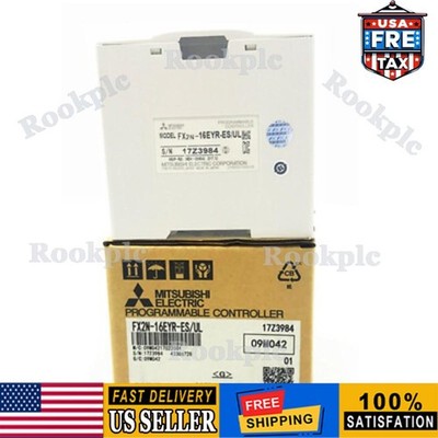 New In Box MITSUBISHI FX2N-16EYR-ES/UL FX2N16EYRESUL Extension Module