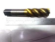 REGROUND USA MADE JARVIS 7/8-9 GH4 TIN COATED HSS SPIRAL FLUTE BOTTOMING TAP