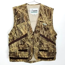Mount' N Prairie Chukkar Vest Mens Sz M Hunting Bird Duck Camo Game Pouch Padded