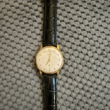 Cartel Vintage 1950s Manual Wind 17J 36mm Gold Plated Ref 9073 Excellent