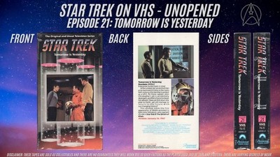 Star Trek VHS (unopened) 21 Tomorrow Is Yesterday