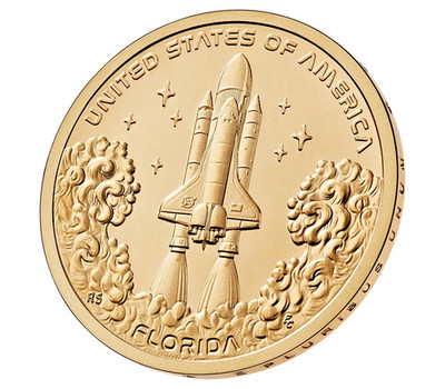 2025 P&D Florida American Innovation Dollar US Mint Uncirculated Space Shuttle