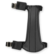 Wyandotte Leather Deluxe Archery Armguard (6-Inch) Black