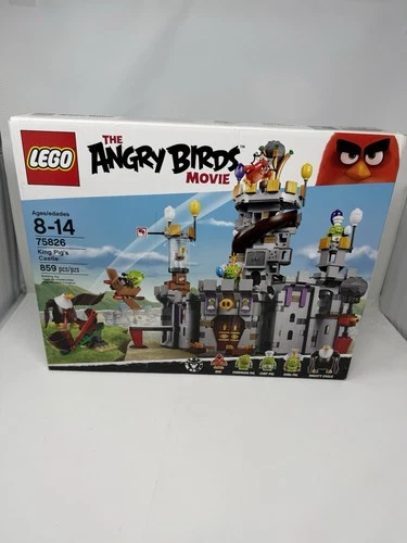 NEW LEGO 75826 The Angry Birds Movie KING PIG'S CASTLE Sealed Retired RED RARE