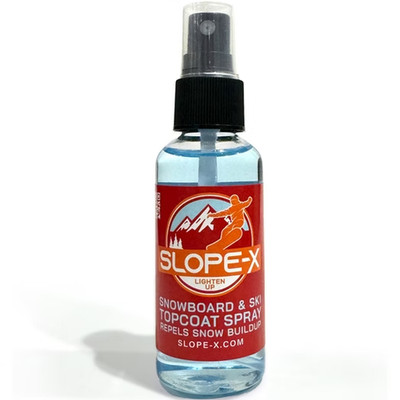 Slope-X Snowboard & Ski Topcoat Spray Snow Repellent Anti-Icing Base Wax 2oz