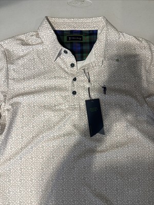 William Murray Golf Thermal Cooling White T-Shirt New Tags Sandy Tiles Large