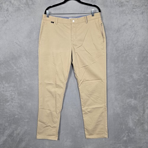 Nike Golfhose Herren 34x30 hellbraun beige khaki modern fit Stretch
