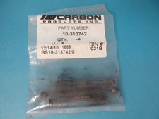 LOT OF 4 HELWIG 10-313742 SPRING LOADED CARBON BRUSH GE .312 .375 .875 Q101 K254