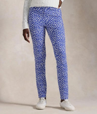 RLX Ralph Lauren Womens Nylon Stretch Golf Pants Size 8P Abstract Print 188 Nwt