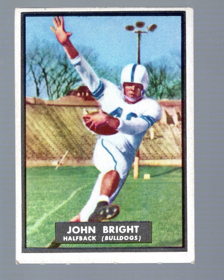 John Bright 1951 Topps #72 RC