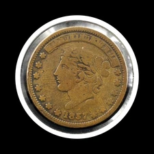 HT-46 1837 Hard Times Token - Millions for Defense (57816)
