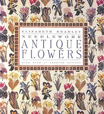 Antique Flowers In Needlepoint by Elizabeth Bradley