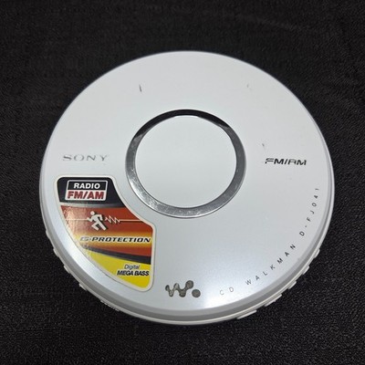 Sony D-FJ041 Walkman Portable G-Protection CD Player W/ AM/FM Tuner Working