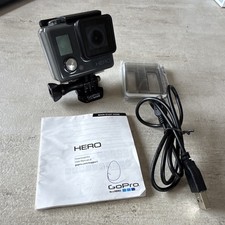 GoPro HERO Action Camera 12MP Waterproof Time Lapse Gray w/ User Manual