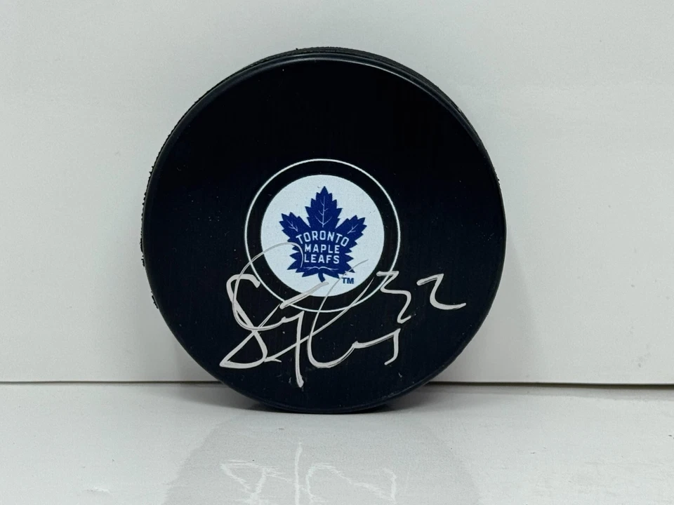 Серебряная шайба с автографом Стива Томаса из Toronto Maple Leafs NHL - Изображение 2 из 4
