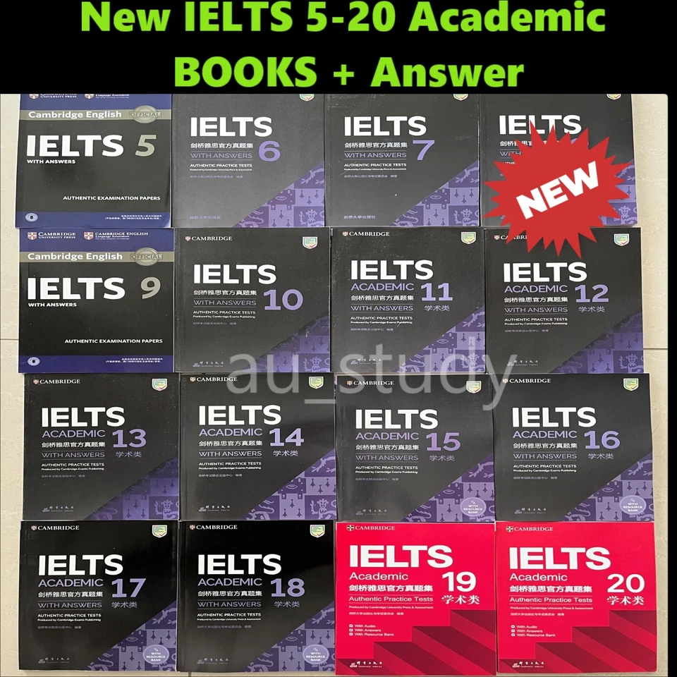 2025 AU STOCK NEW Cambridge Selection of IELTS 4-20 Academic Book+ Answer Key - image 2 of 4