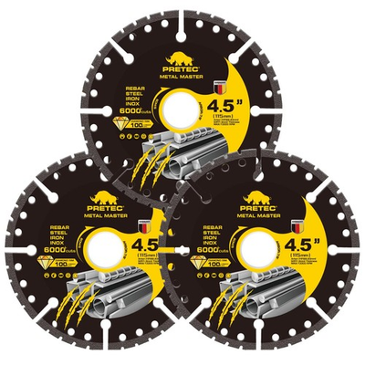 #ad Diamond Cutting Wheel 4 1 2 Inch Metal Cut Off with 6000 Cuts on Rebar 3 Pack $23.99