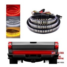 Tailgate Light Bar, 59 Inch Row LED Tailgate Light Bar, LED Flexible 59" Triple