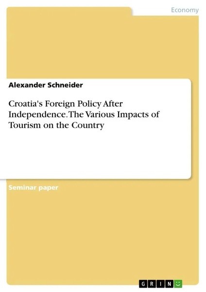 Alexander Schneider | Croatia's Foreign Policy After Independence. The...-image