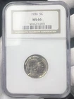 1936-P Type 2 Buffalo Nickel .5c Philadelphia NGC MS66 Five Cent Coin