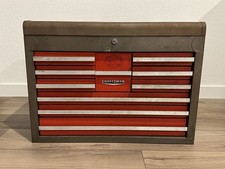 Vintage 1960s Craftsman 10 Drawer Mechanics Tool Chest Top Box Usa