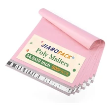 Poly Mailers 14.5x19 500 PCS Shipping Bags Mailing Bags Envelopes  Light Pink