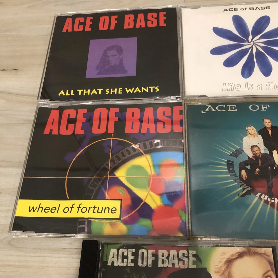 Huge Ace Of Base IMPORT CD LOT All That She Wants Life Is A Flower Lucky Love - Image 2 of 4