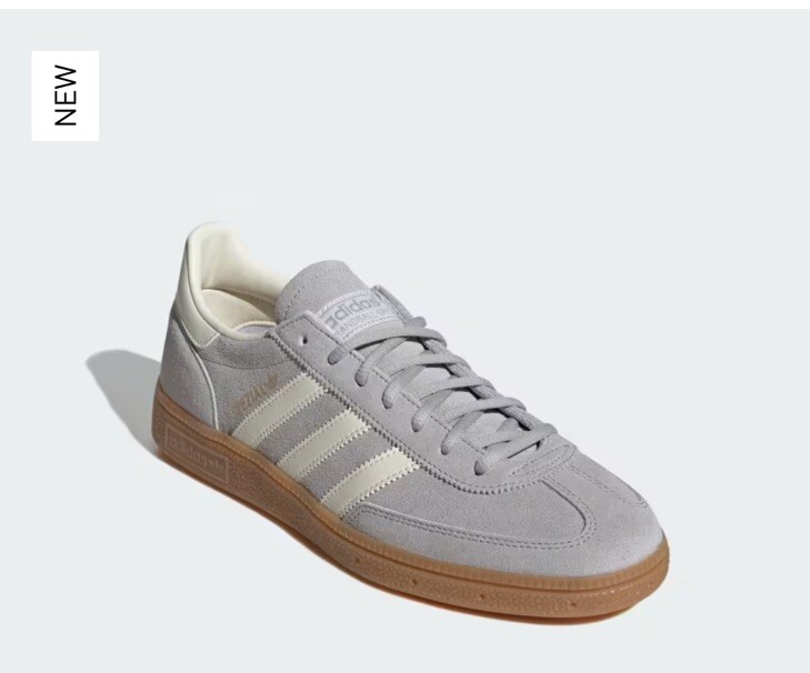 NWT Adidas Handball Spezial W Sneakers Grey Two Cream White Size