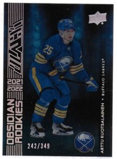2021-22 SPx UD Black Obsidian Rookies ARTTU RUOTSALAINEN Sabres SP RY #/349
