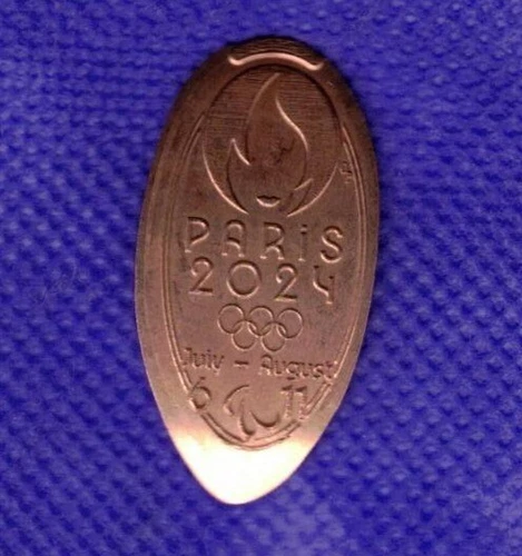2024 PARIS OLYMPIC GAMES Elongated Pressed Copper Penny