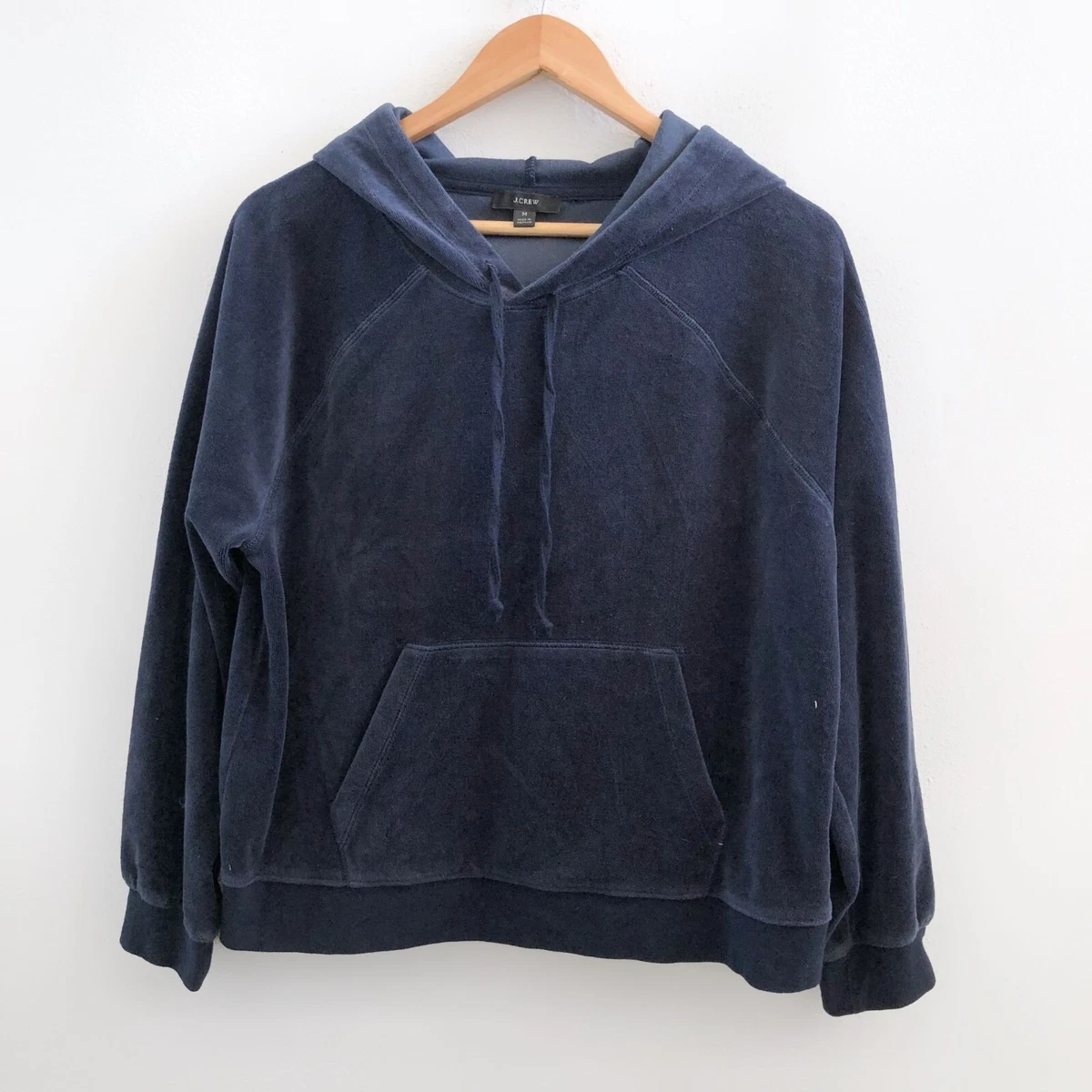J crew hotsell velour hoodie