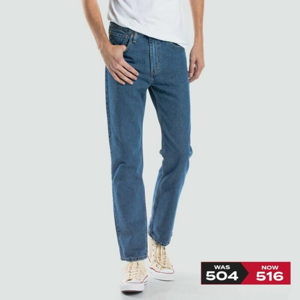 Levis 516 Straight (504) - RRP 109.99 FREE POST - STONEWASH SALE | eBay