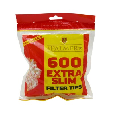 Palmers Extra Slim Filterspitzen, 2 X 600 Stück, 1200 Filter