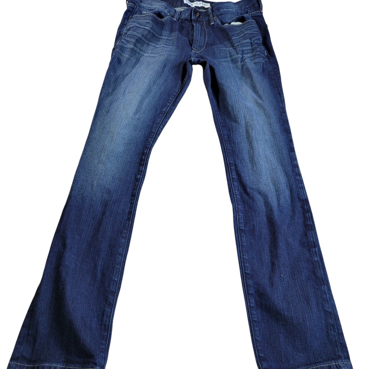 Express Jeans Mens 33x32 Tag 32x32 Super Skinny Fit Alec Dark Wash