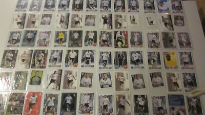 72 verschiedene Fußballkarten/Aufkleber, FULHAM FC, Set C