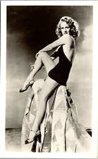 Vintage RCCP Photo Sexy Lady Pinup Movie Star Actress Janis Carter WWII 1945